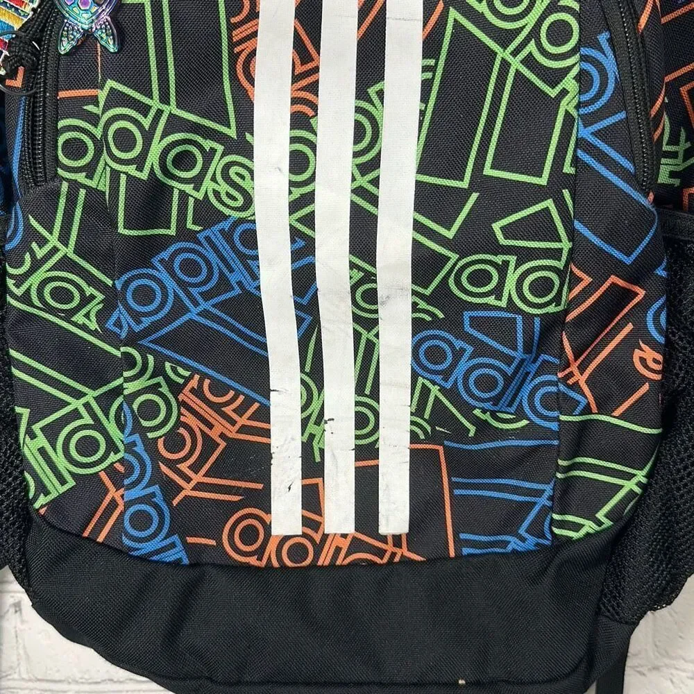 Adidas BTS Creator 2 Multicolor Backpack Book Bag Laptop‎ Case Green Blue Orange